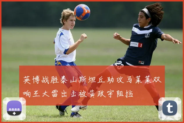 英博战胜泰山斯坦丘助攻马莱莱双响王大雷出击被黄政宇阻挡